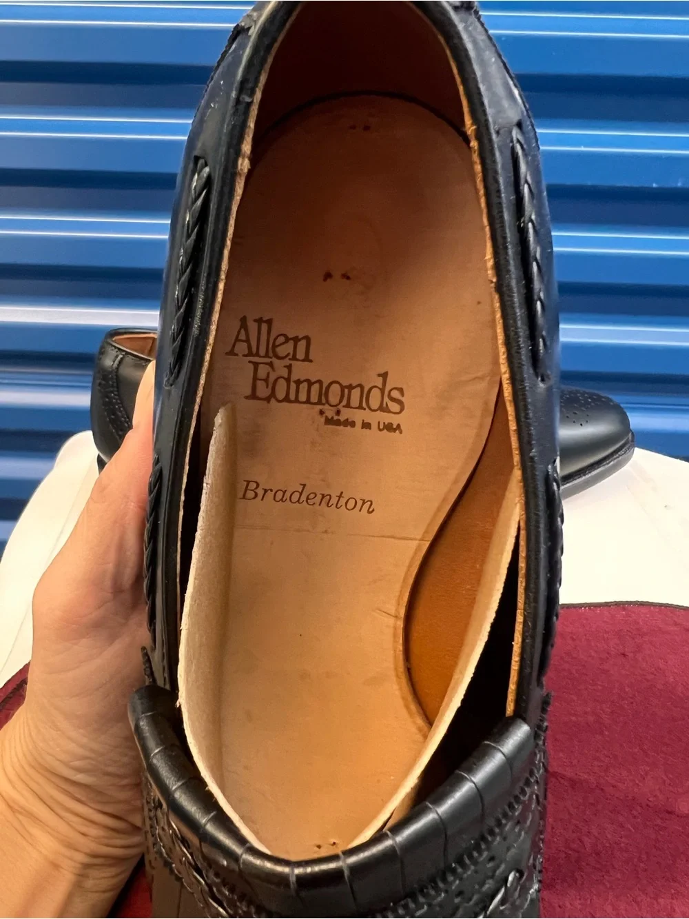 Allen Edmonds Black Leather Kiltie Tassel Loafers